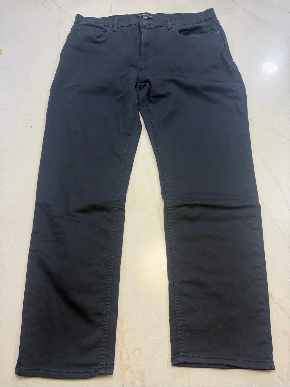 Banana Republic Mens Straight Leg Chino Pants Navy Blue Size 38x30